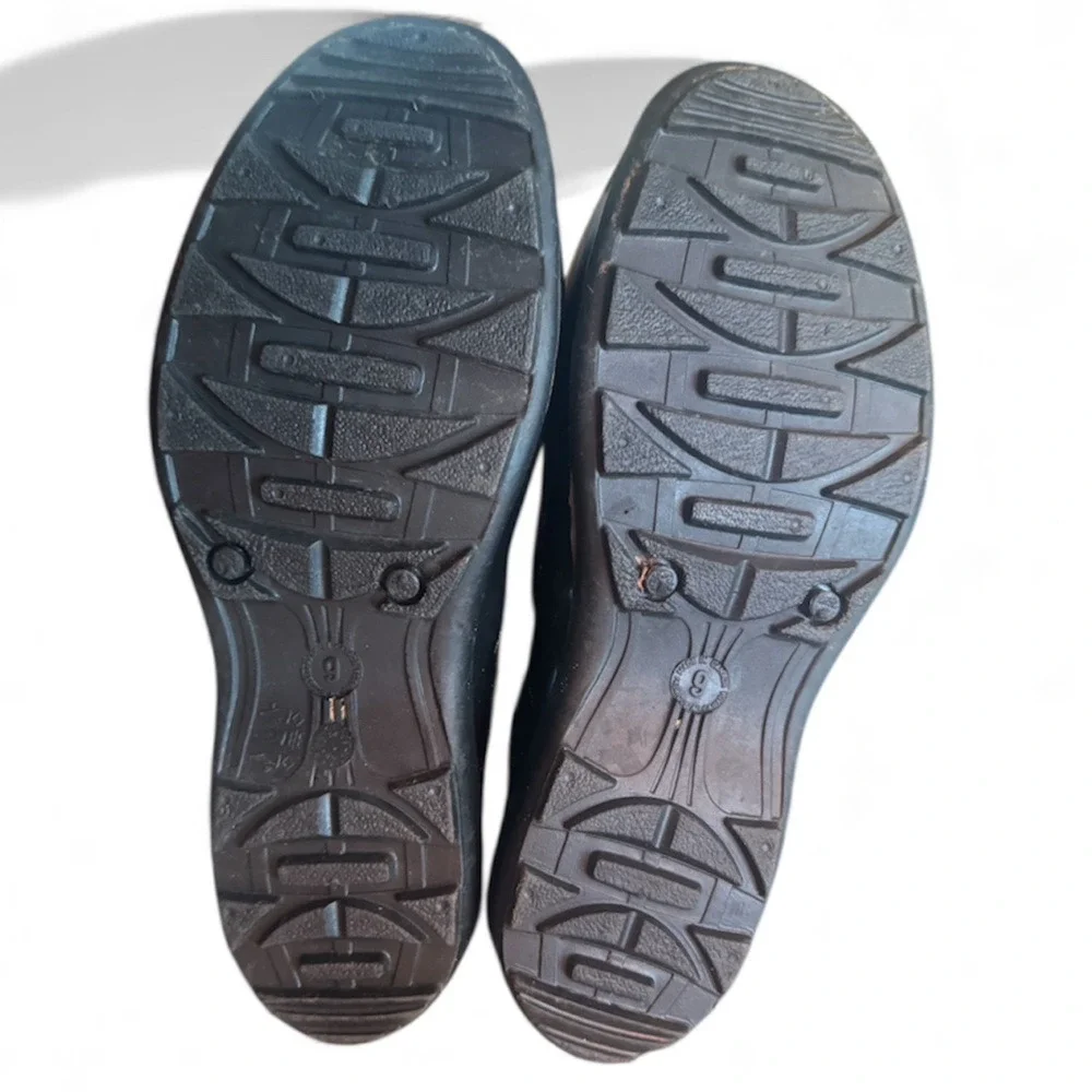 Kamik Black Rubber‎ Rain Boots Waterproof Tall Size 9